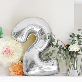 Number foil Balloon 66cm Mid-Loon
